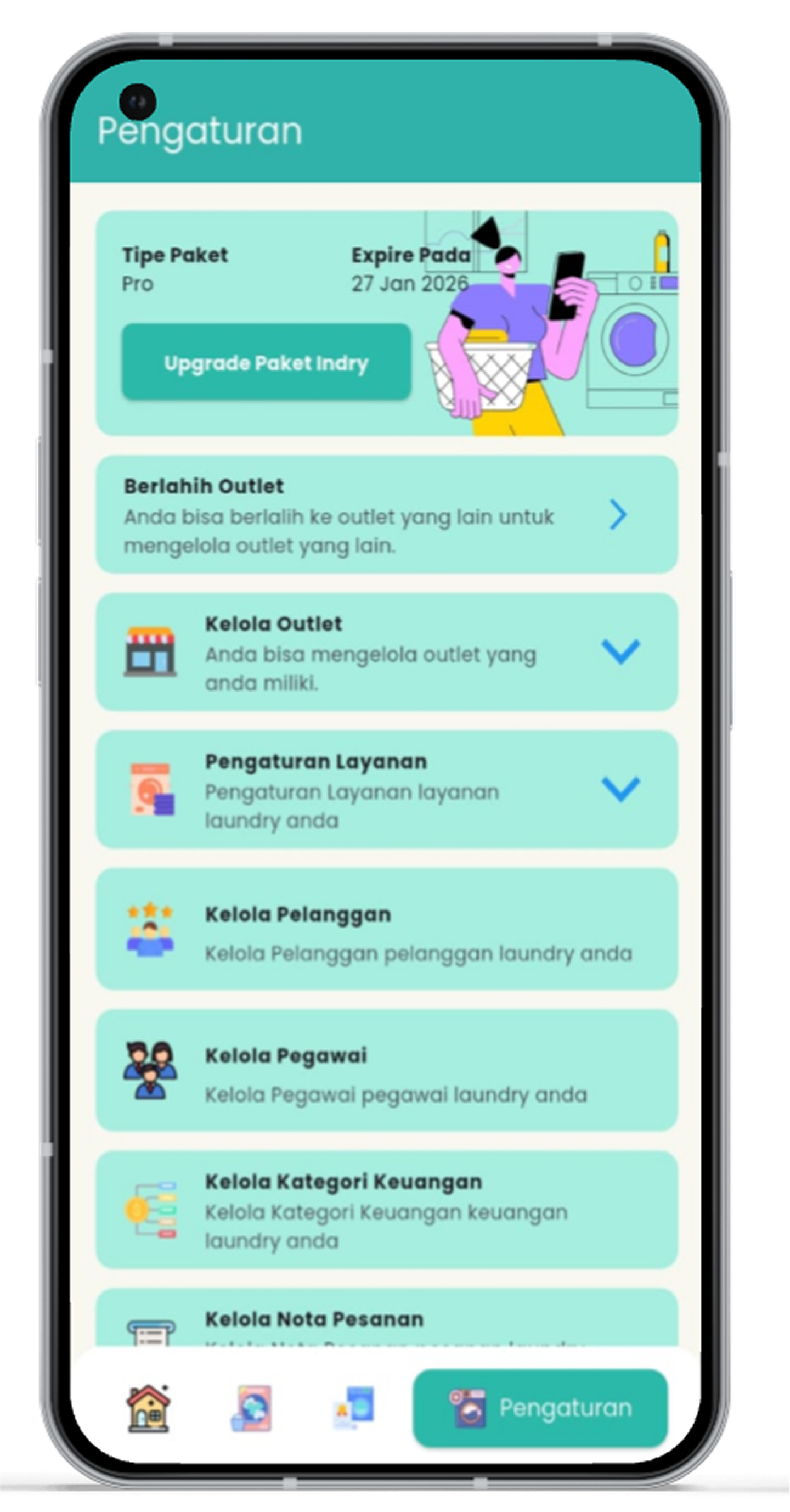 Pengaturan Aplikasi